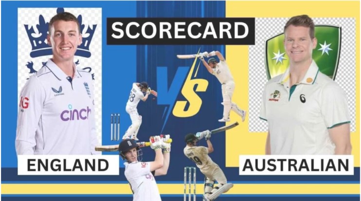 england cricket team vs australian men’s cricket team match scorecard