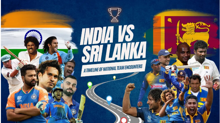 india national cricket team vs sri lanka national cricket team timeline